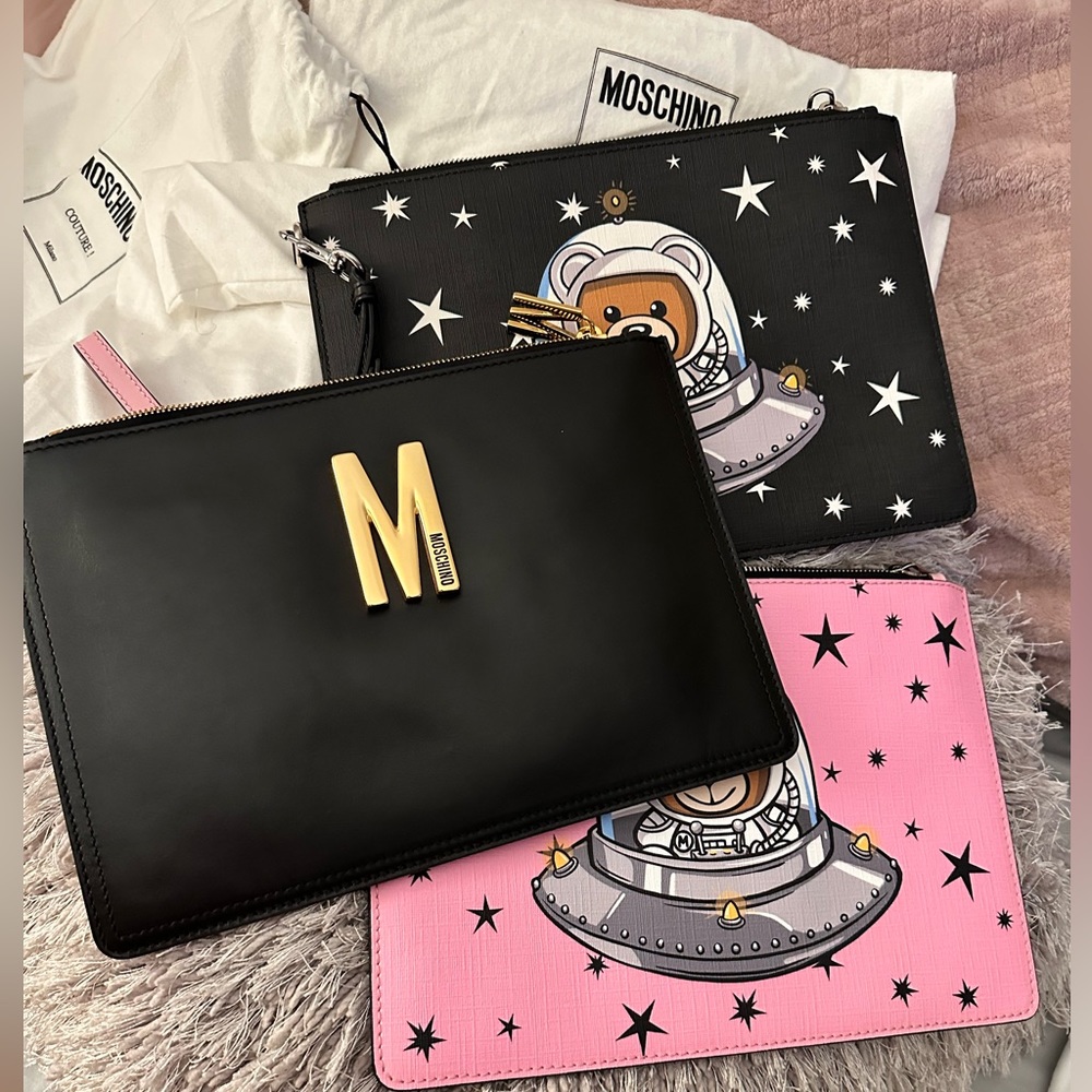 Moschino couture clutch